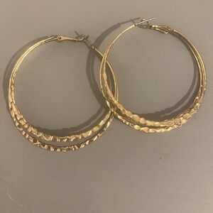 Hoop Earings 3” Diameter